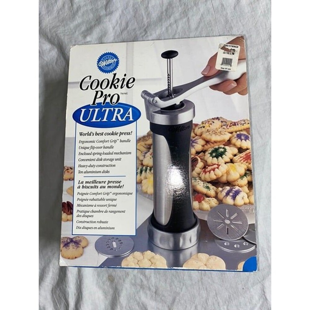 ^003 Wilton Cookie Pro ULTRA cookie press, a baking tool for cookies & mor new